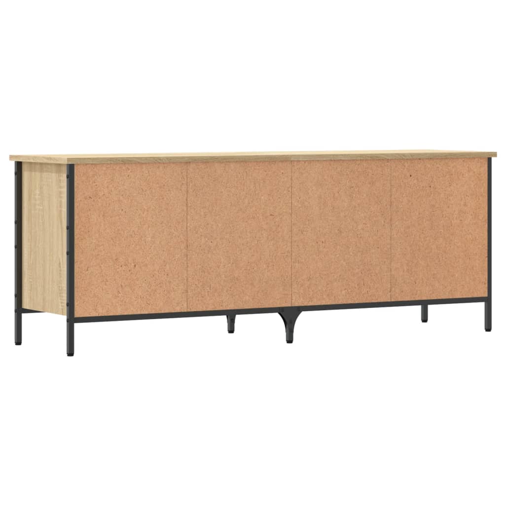 Skoskap sonoma eik 131x35x50 cm konstruert tre