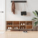 Skoskap sonoma eik 131x35x50 cm konstruert tre