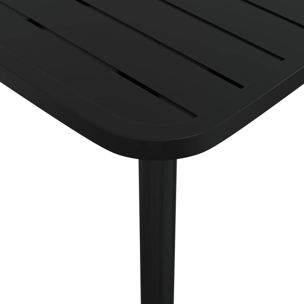 Hagebord antrasitt 110x80x71 cm stål
