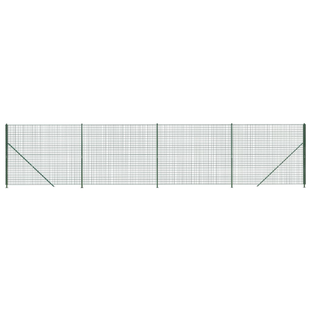 Nettinggjerde med flens grønn 1,4x10 m