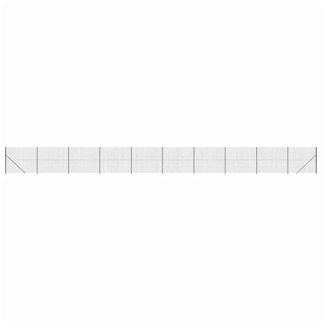Nettinggjerde med flens antrasitt 2,2x25 m