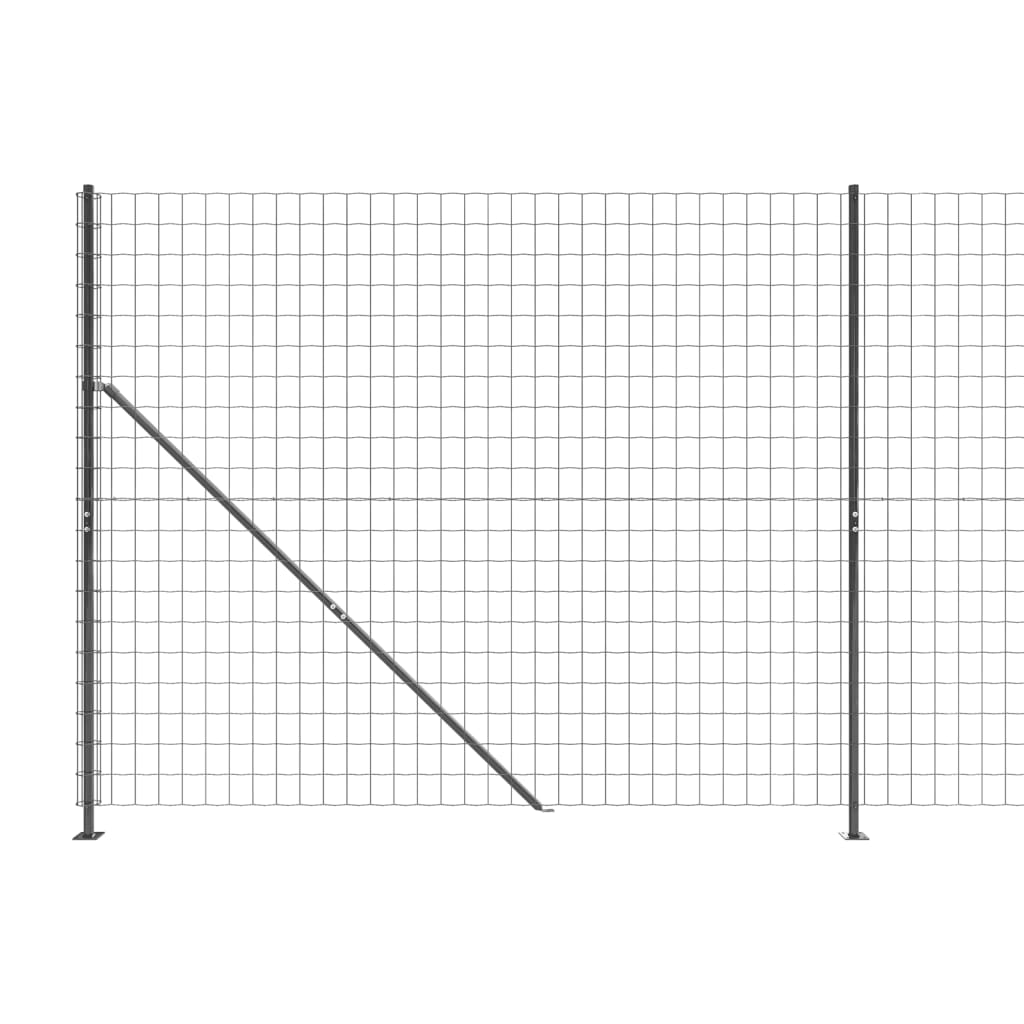 Nettinggjerde med flens antrasitt 2,2x25 m