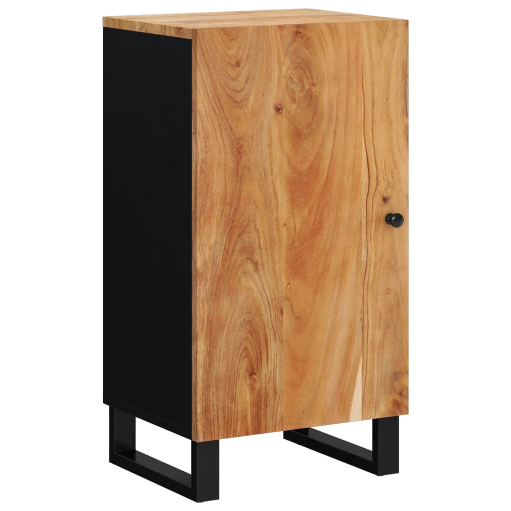 Skjenk med dør 40x31x75 cm heltre akasie