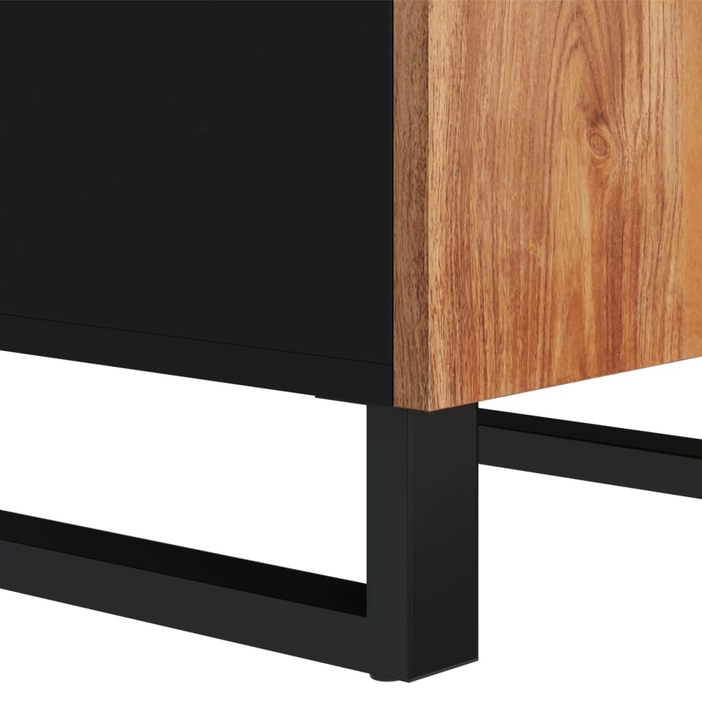 Skjenk med dør 40x31x75 cm heltre akasie