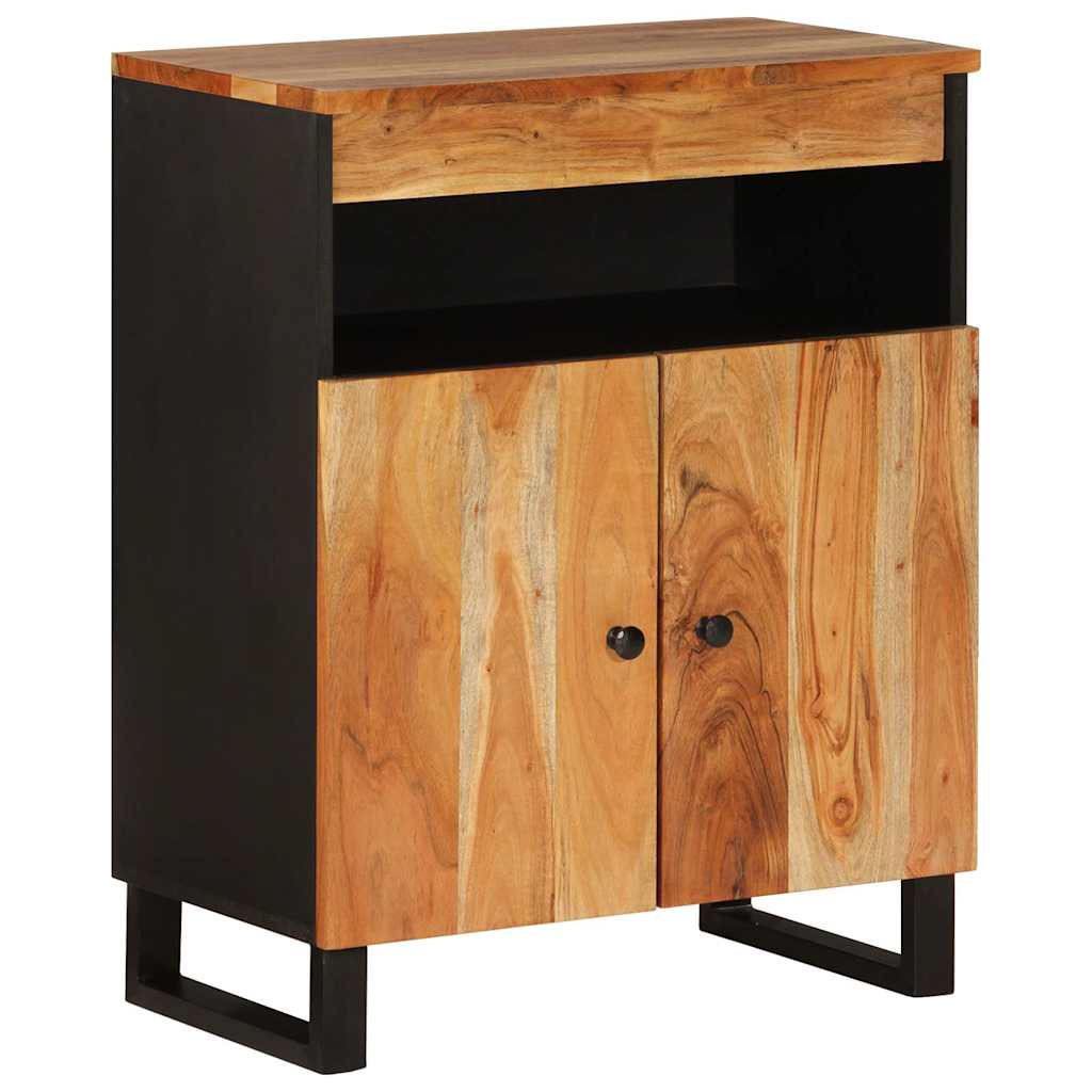 Skjenk med 2 dører 60x33x75 cm heltre akasie