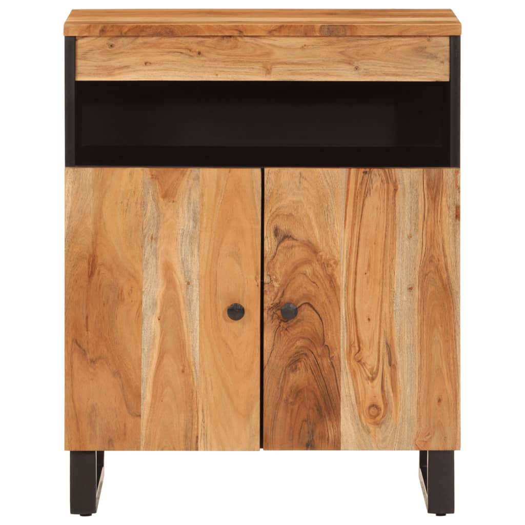 Skjenk med 2 dører 60x33x75 cm heltre akasie