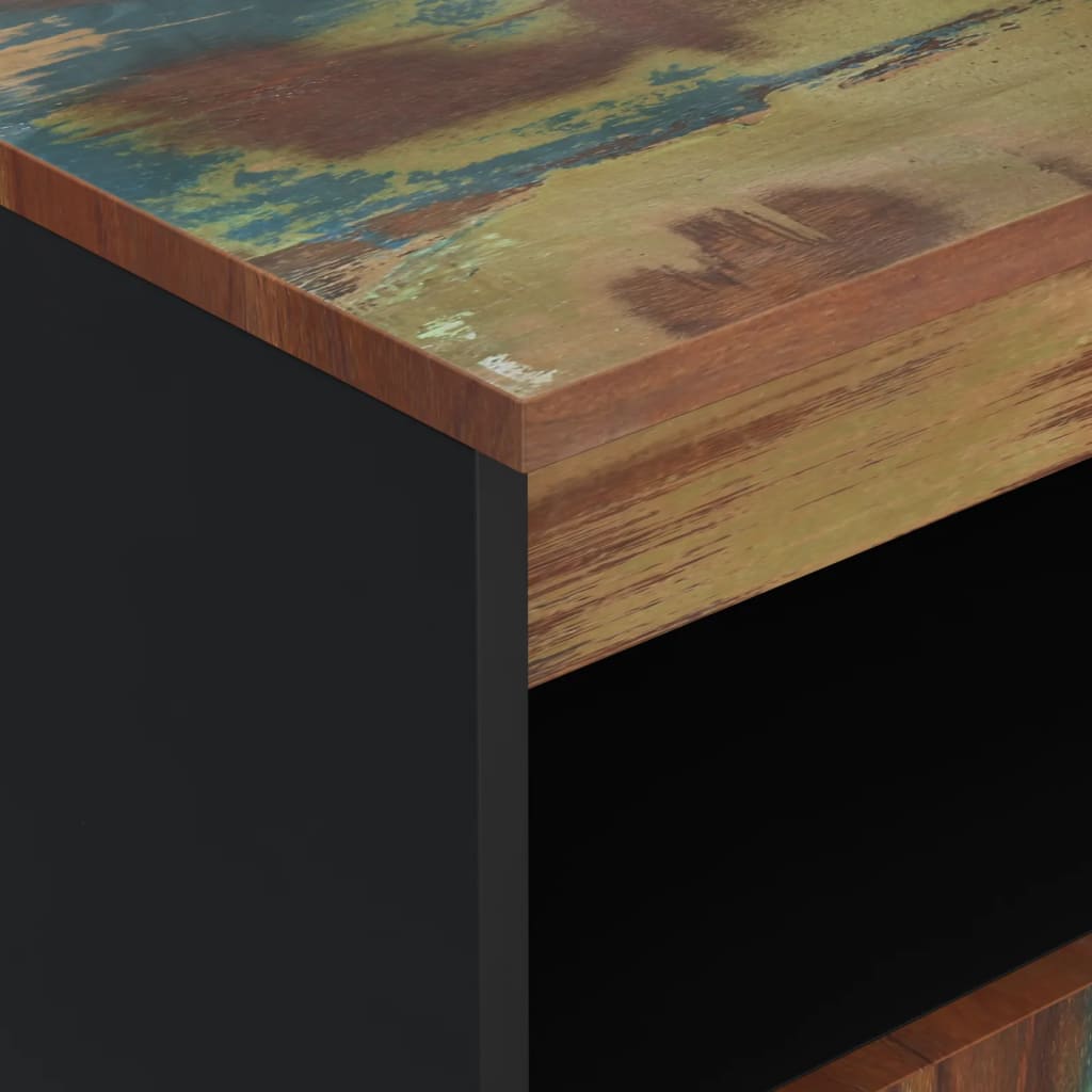 Skjenk med 2 dører 60x33x75 cm gjenvunnet heltre