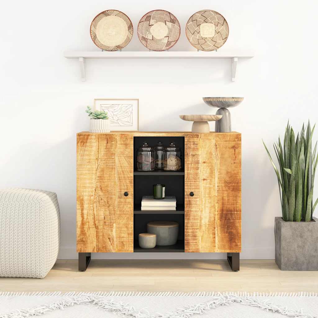Skjenk med 2 dører 90x33x75 cm heltre mango