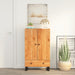 Highboard med skuff 60x33x100 cm heltre akasie og jern