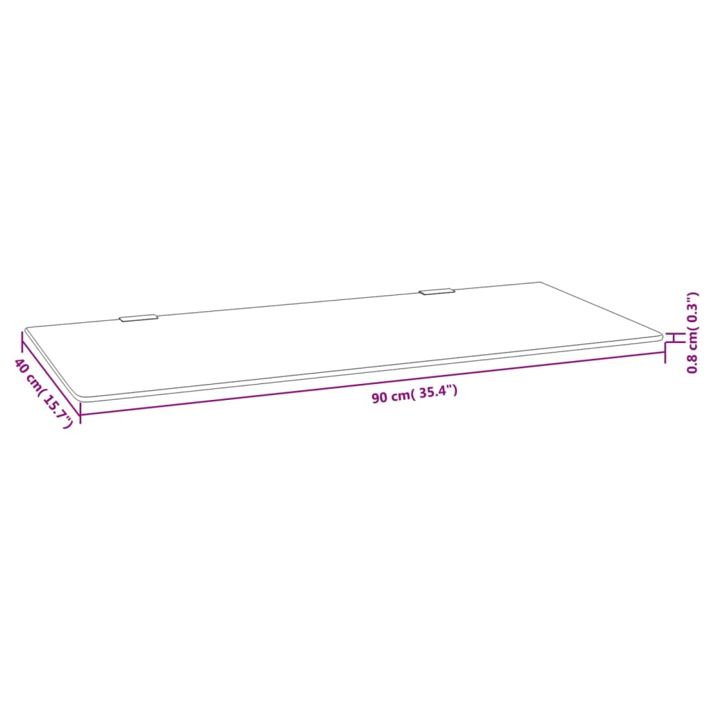 Veggmontert urinalskjerm svart 90x40 cm herdet glass