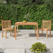 Hagespisegruppe 3 deler heltre teak vidaXL