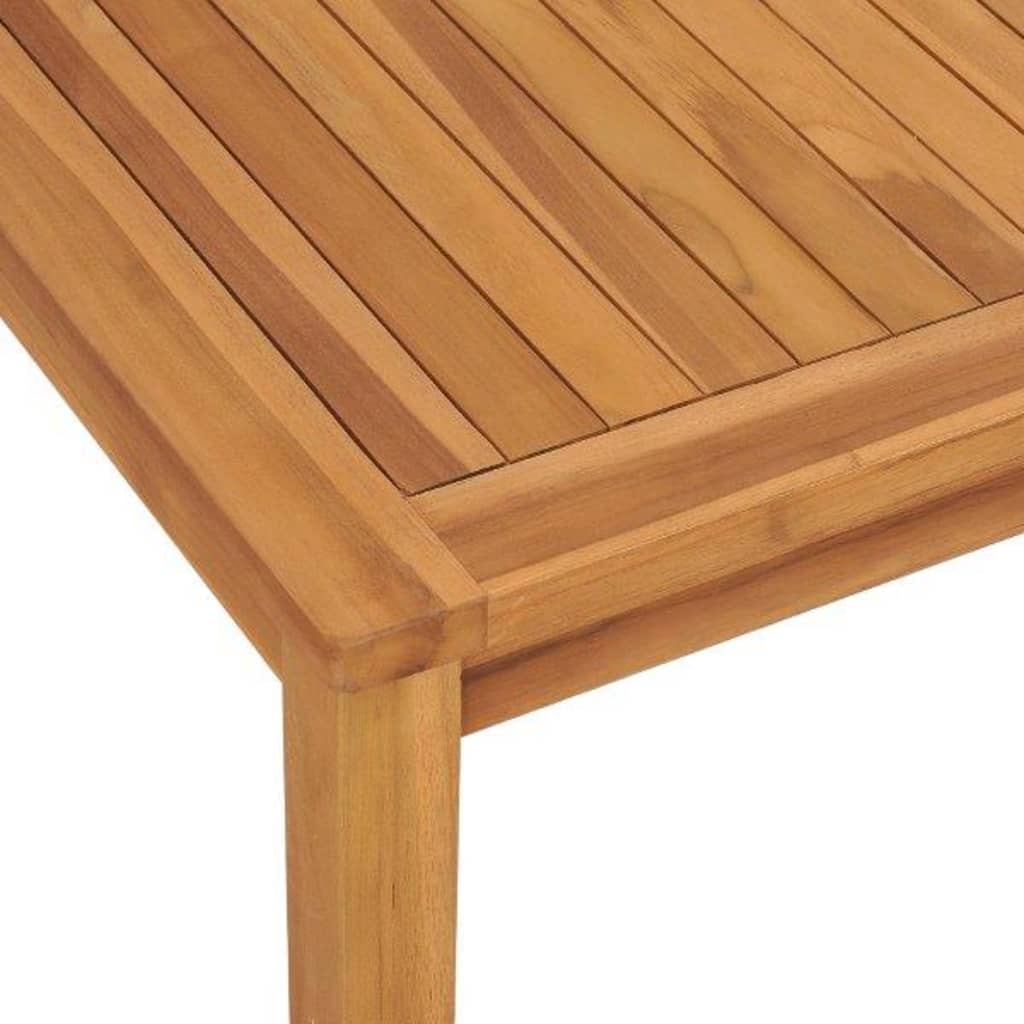 Hagespisegruppe 5 deler heltre teak vidaXL
