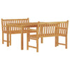 Hagespisegruppe 3 deler heltre teak