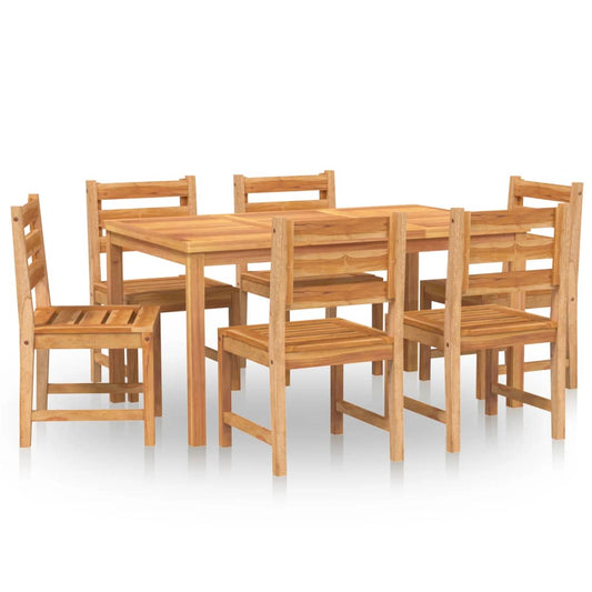 Utendørs spisestue 7 deler heltre teak