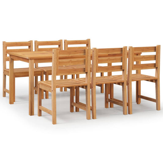 Utendørs spisestue 7 deler heltre teak