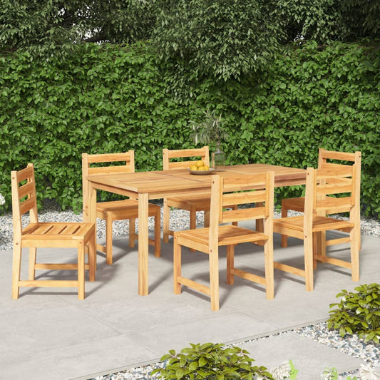 Utendørs spisestue 7 deler heltre teak