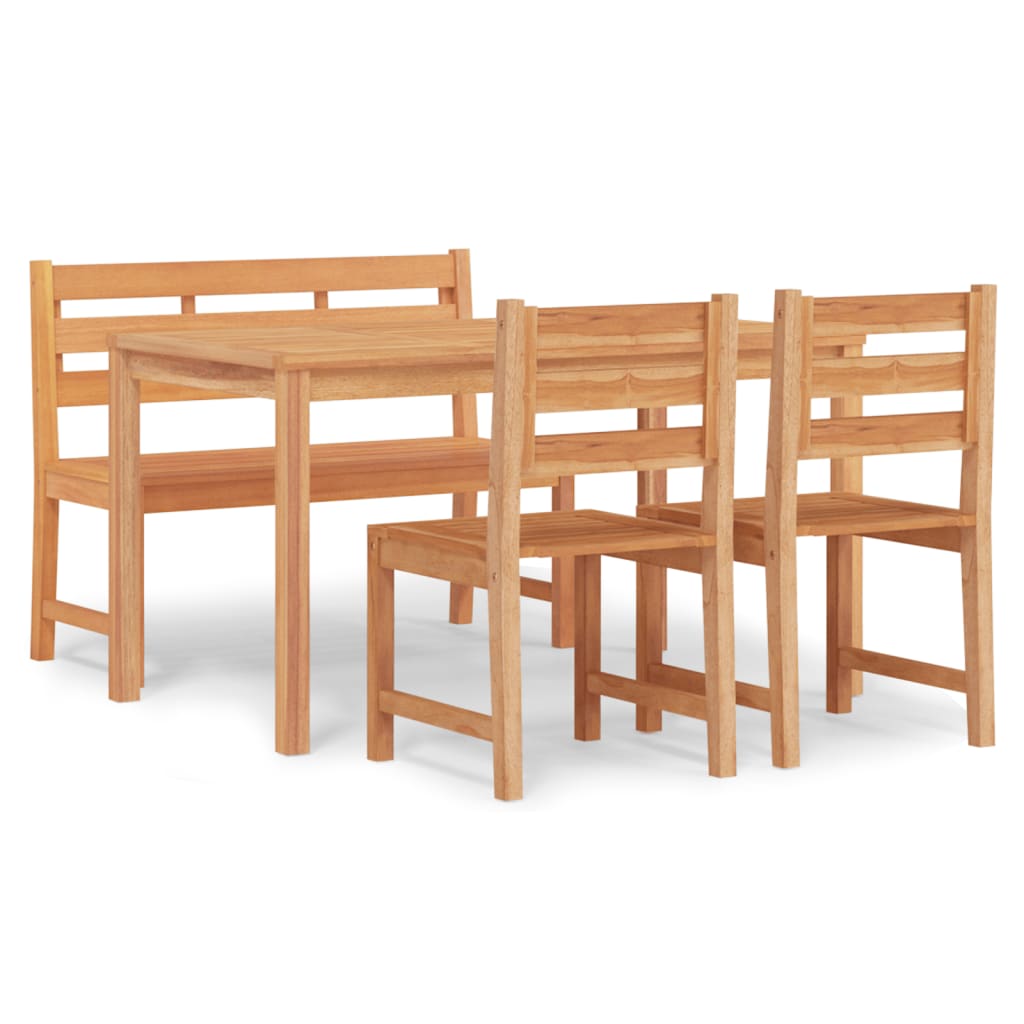 Hagespisegruppe 4 deler heltre teak