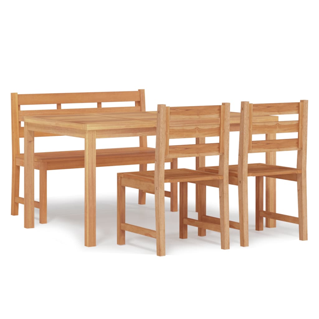 Hagespisegruppe 4 deler heltre teak