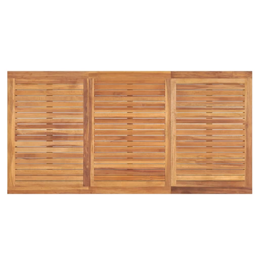 Hagespisegruppe 3 deler heltre teak vidaXL