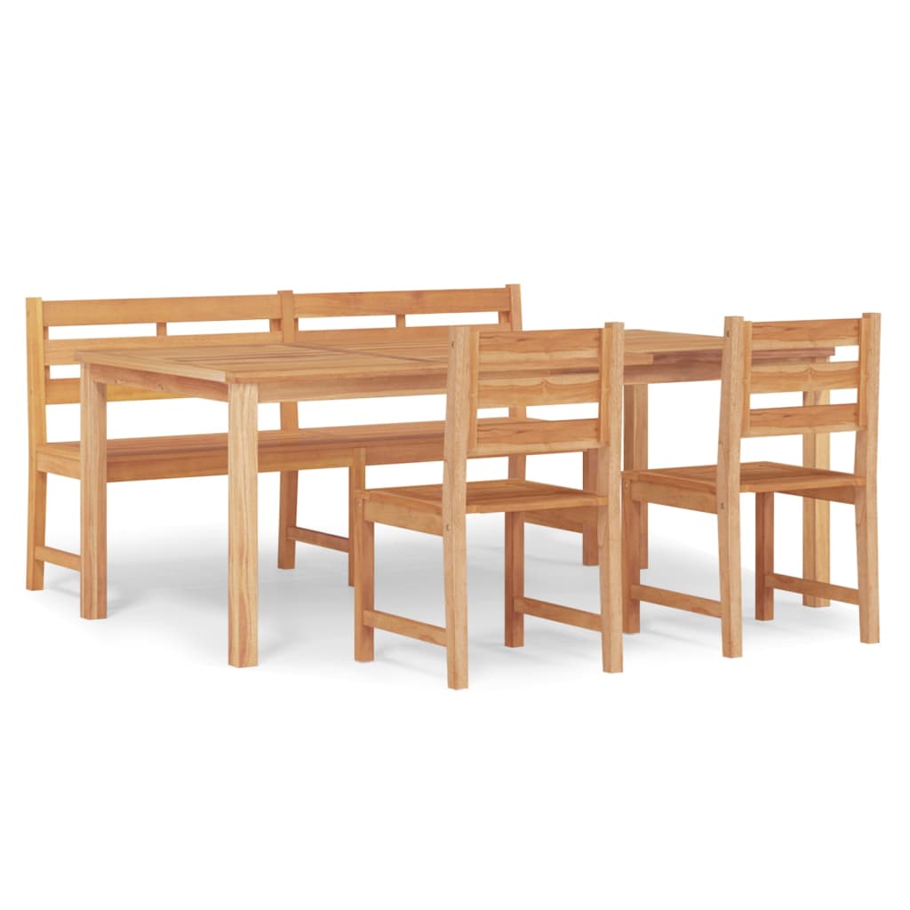 Hagespisegruppe 4 deler heltre teak