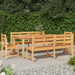 Hagespisegruppe 5 deler heltre teak