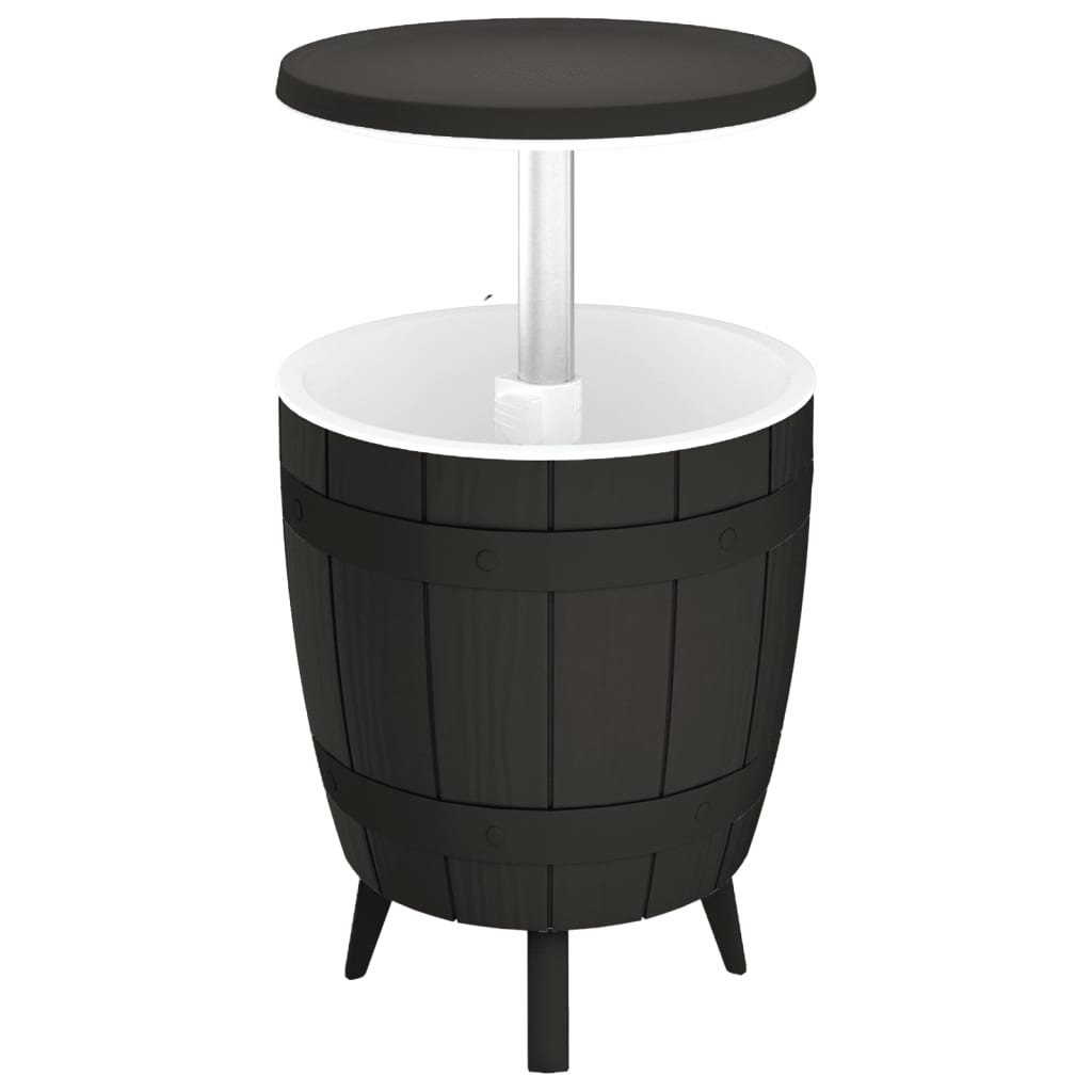 Kjølebord 3-i-1 svart polypropylen vidaXL