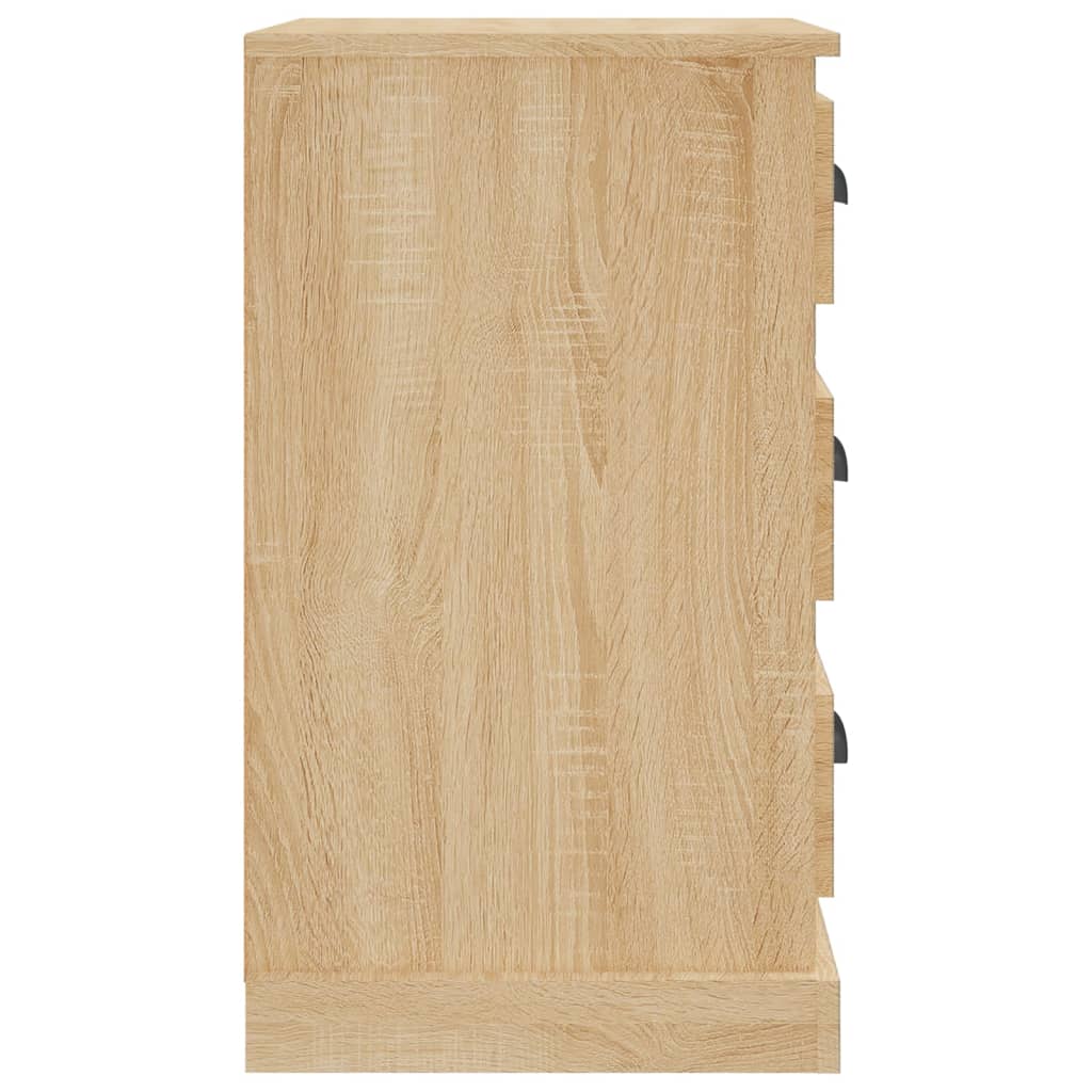 Nattbord sonoma eik 39x39x67 cm konstruert tre