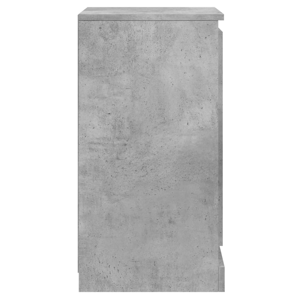 Skjenk betonggrå 37,5x35,5x67,5 cm konstruert tre