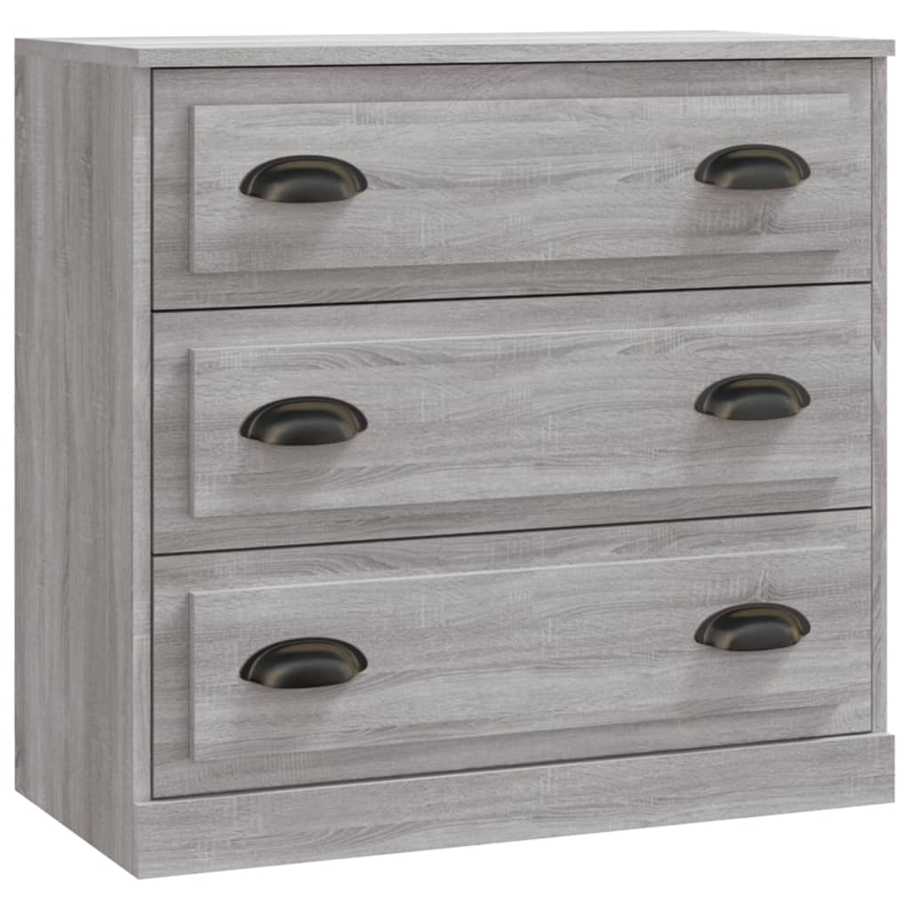 Skjenk grå sonoma 70x35,5x67,5 cm konstruert tre vidaXL