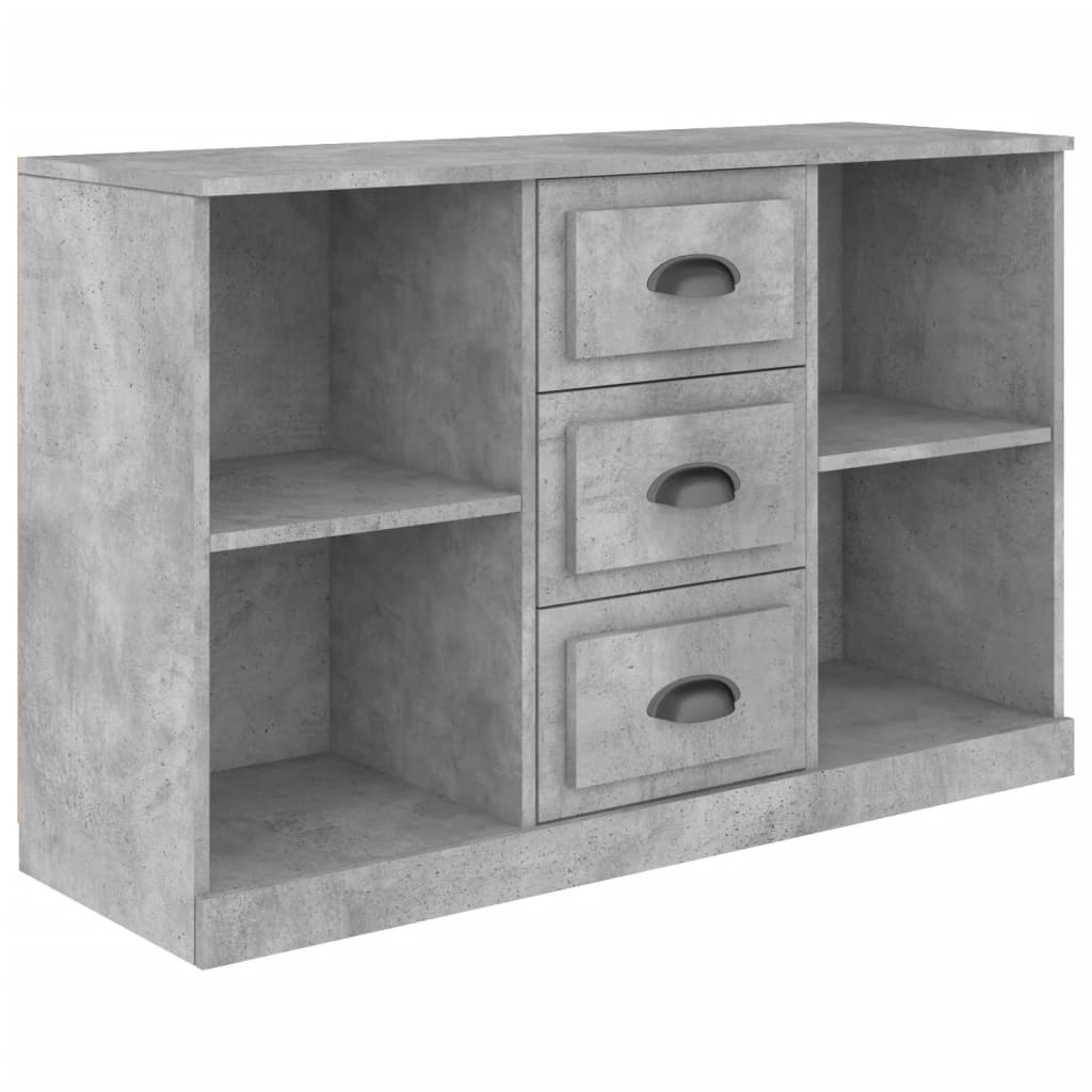 Skjenk betonggrå 104,5x35,5x67,5 cm konstruert tre