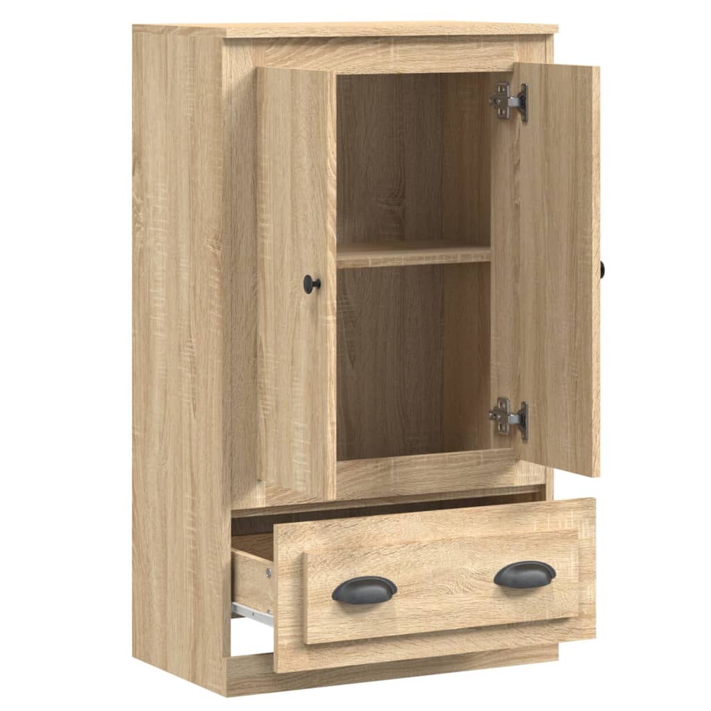 Highboard sonoma eik 60x35,5x103,5 cm konstruert tre