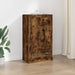 Highboard røkt eik 60x35,5x103,5 cm konstruert tre