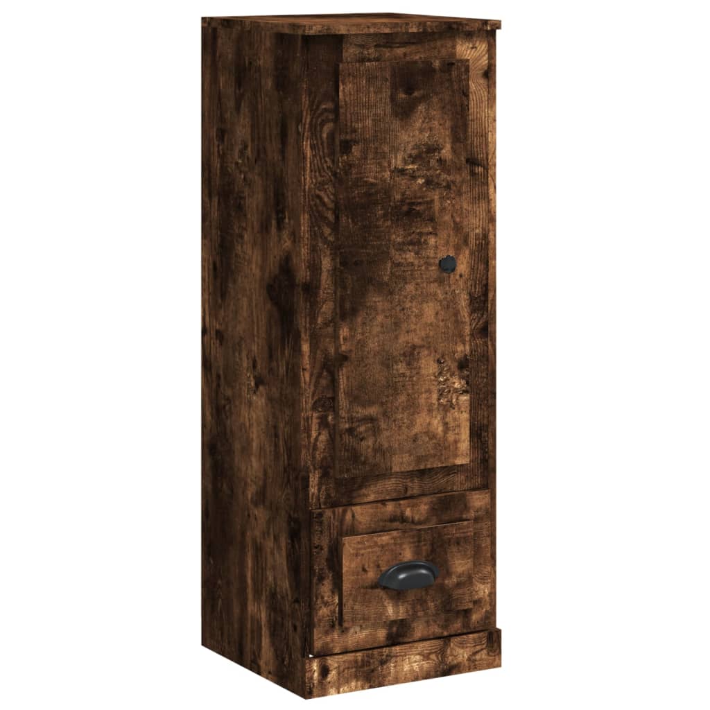 Highboard røkt eik 36x35,5x103,5 cm konstruert tre