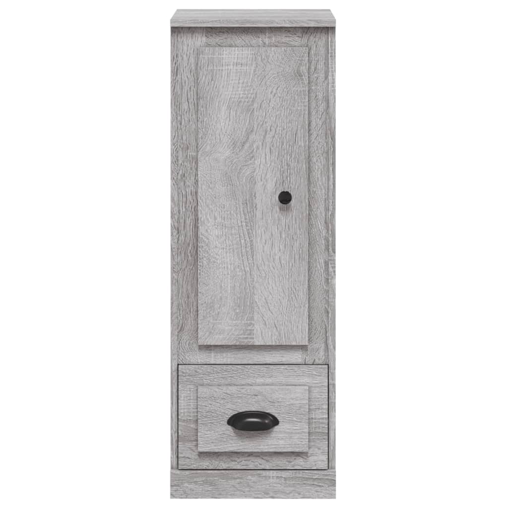 Highboard grå sonoma 36x35,5x103,5 cm konstruert tre