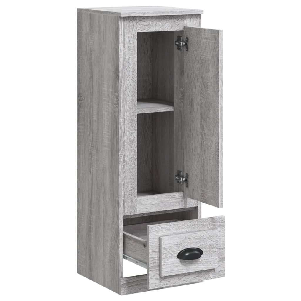 Highboard grå sonoma 36x35,5x103,5 cm konstruert tre