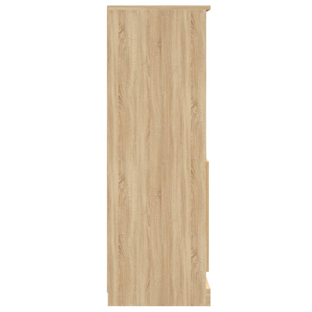 Highboard sonoma eik 60x35,5x103,5 cm konstruert tre
