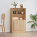 Highboard sonoma eik 60x35,5x103,5 cm konstruert tre