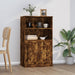 Highboard røkt eik 60x35,5x103,5 cm konstruert tre