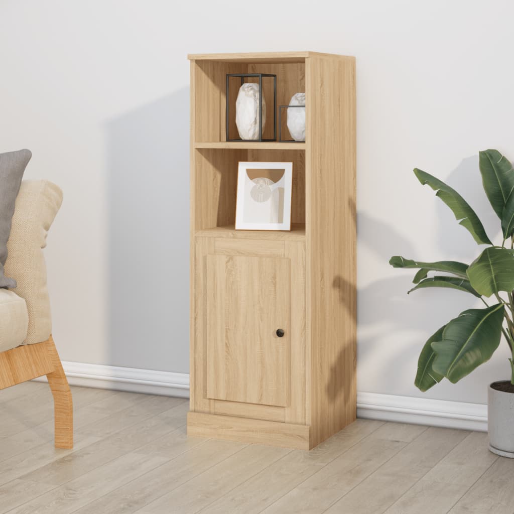 Highboard sonoma eik 36x35,5x103,5 cm konstruert tre