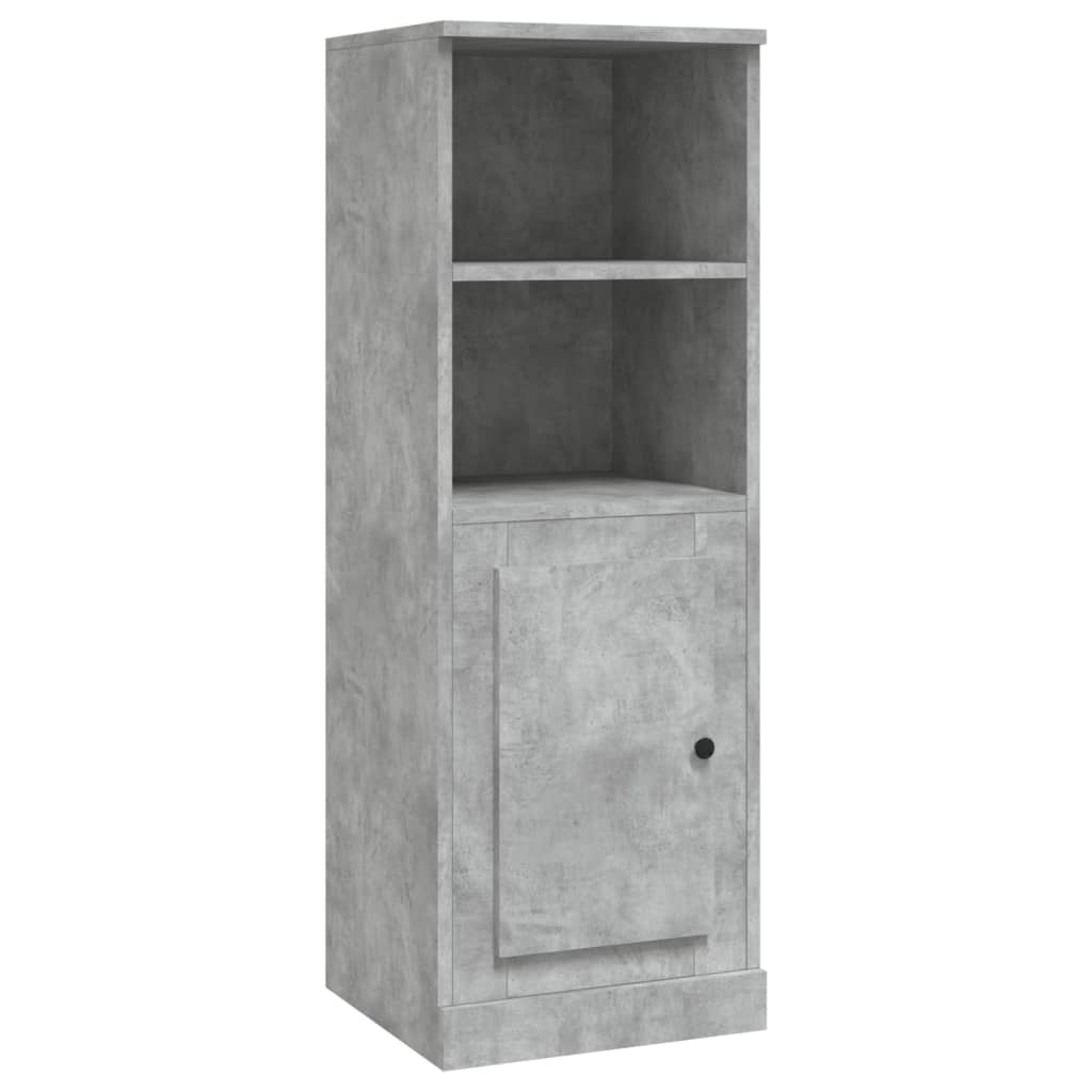 Highboard betonggrå 36x35,5x103,5 cm konstruert tre