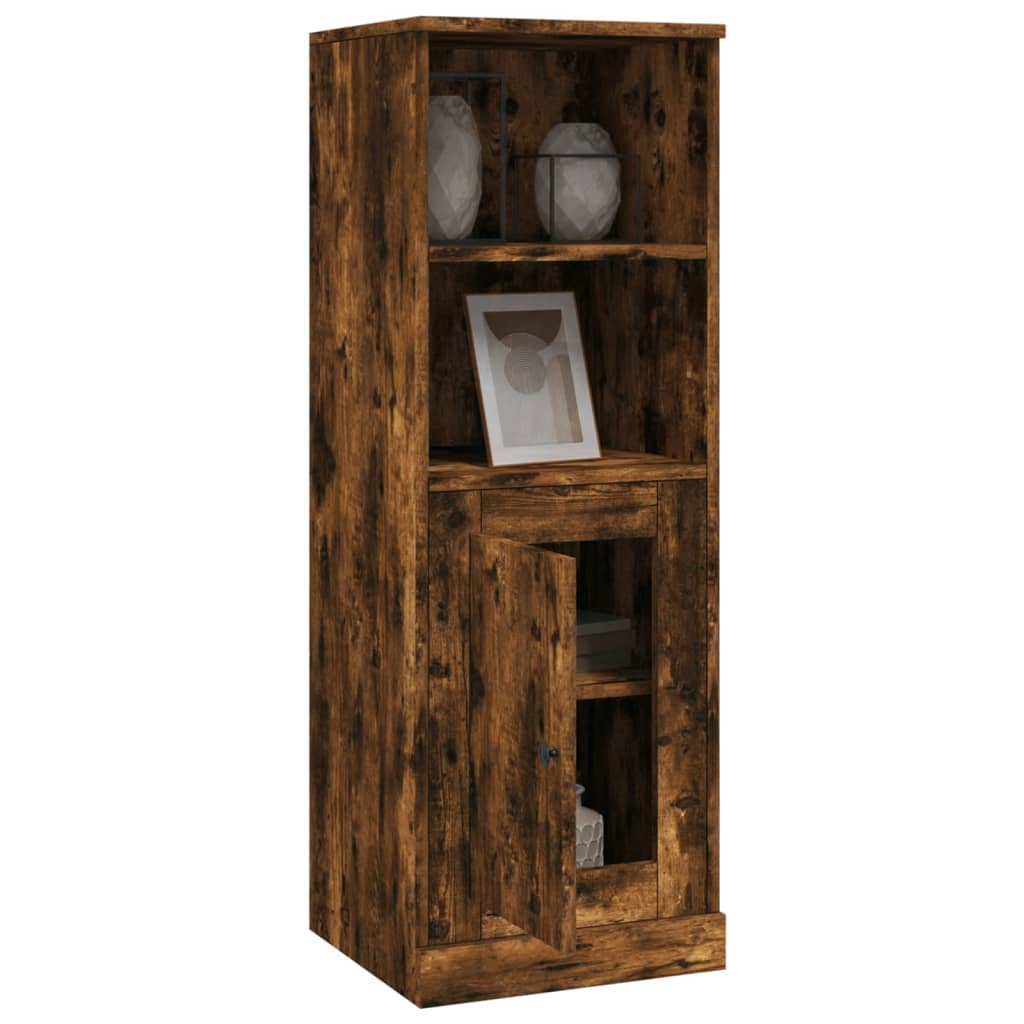 Highboard røkt eik 36x35,5x103,5 cm konstruert tre
