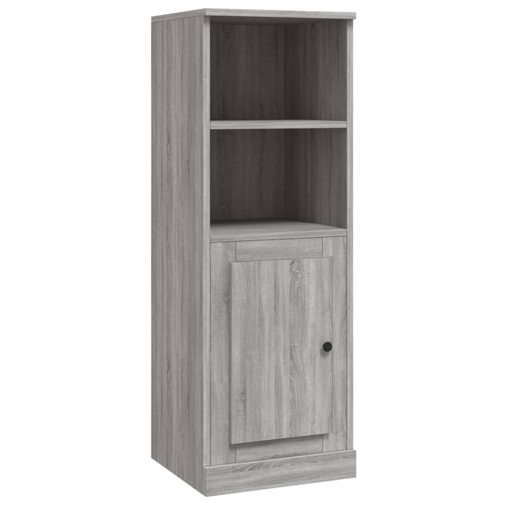 Highboard grå sonoma 36x35,5x103,5 cm konstruert tre