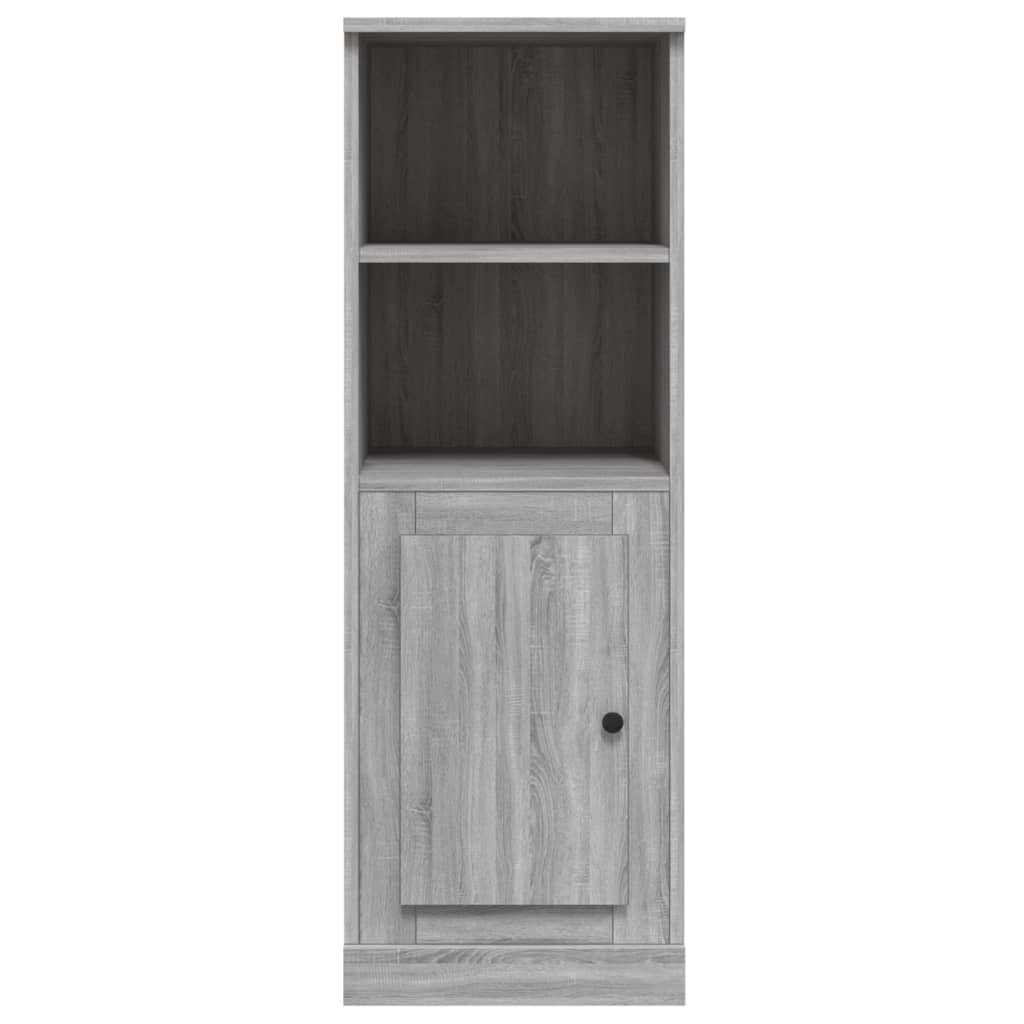 Highboard grå sonoma 36x35,5x103,5 cm konstruert tre
