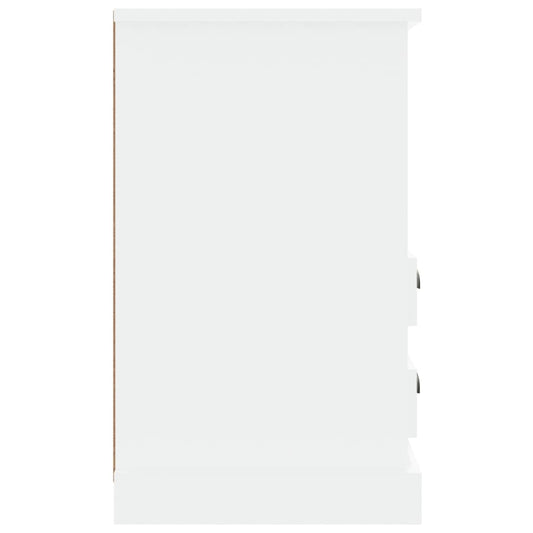 Nattbord hvit 43x36x60 cm