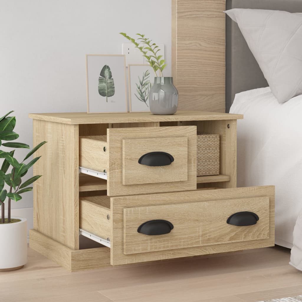 Nattbord sonoma eik 60x39x45 cm
