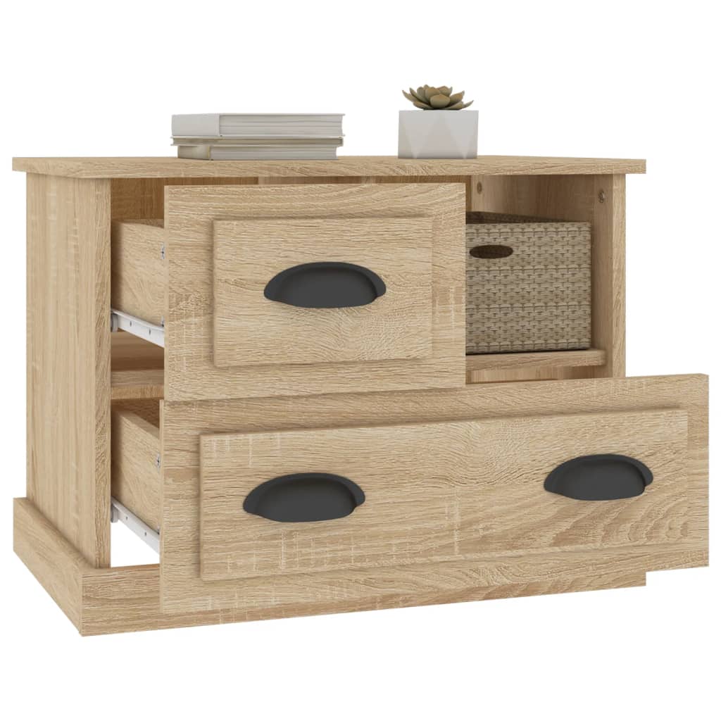 Nattbord sonoma eik 60x39x45 cm