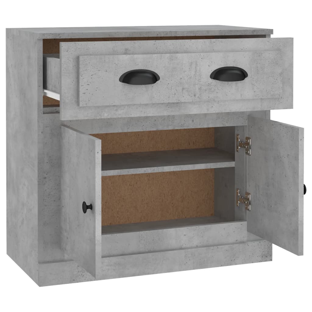 Skjenk betonggrå 70x35,5x67,5 cm konstruert tre
