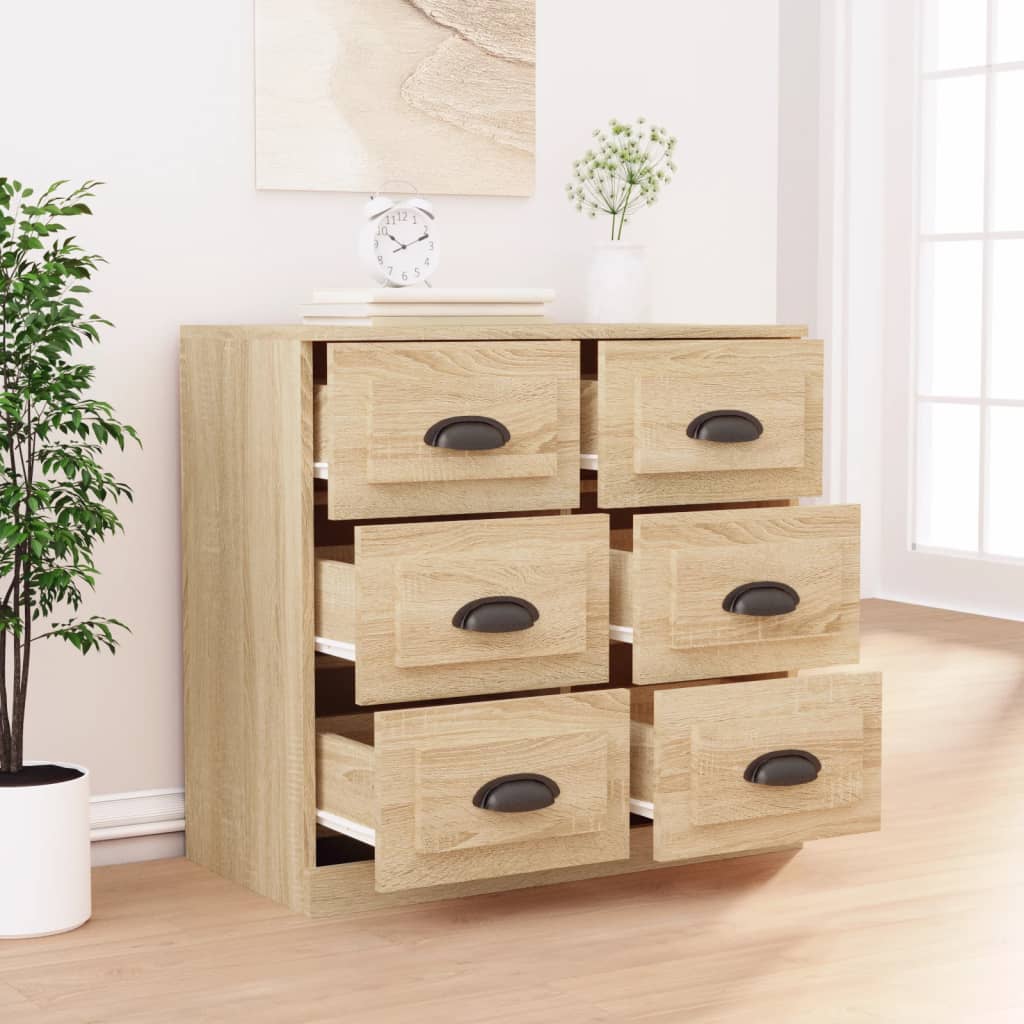 Skjenk sonoma eik 70x35,5x67,5 cm konstruert tre