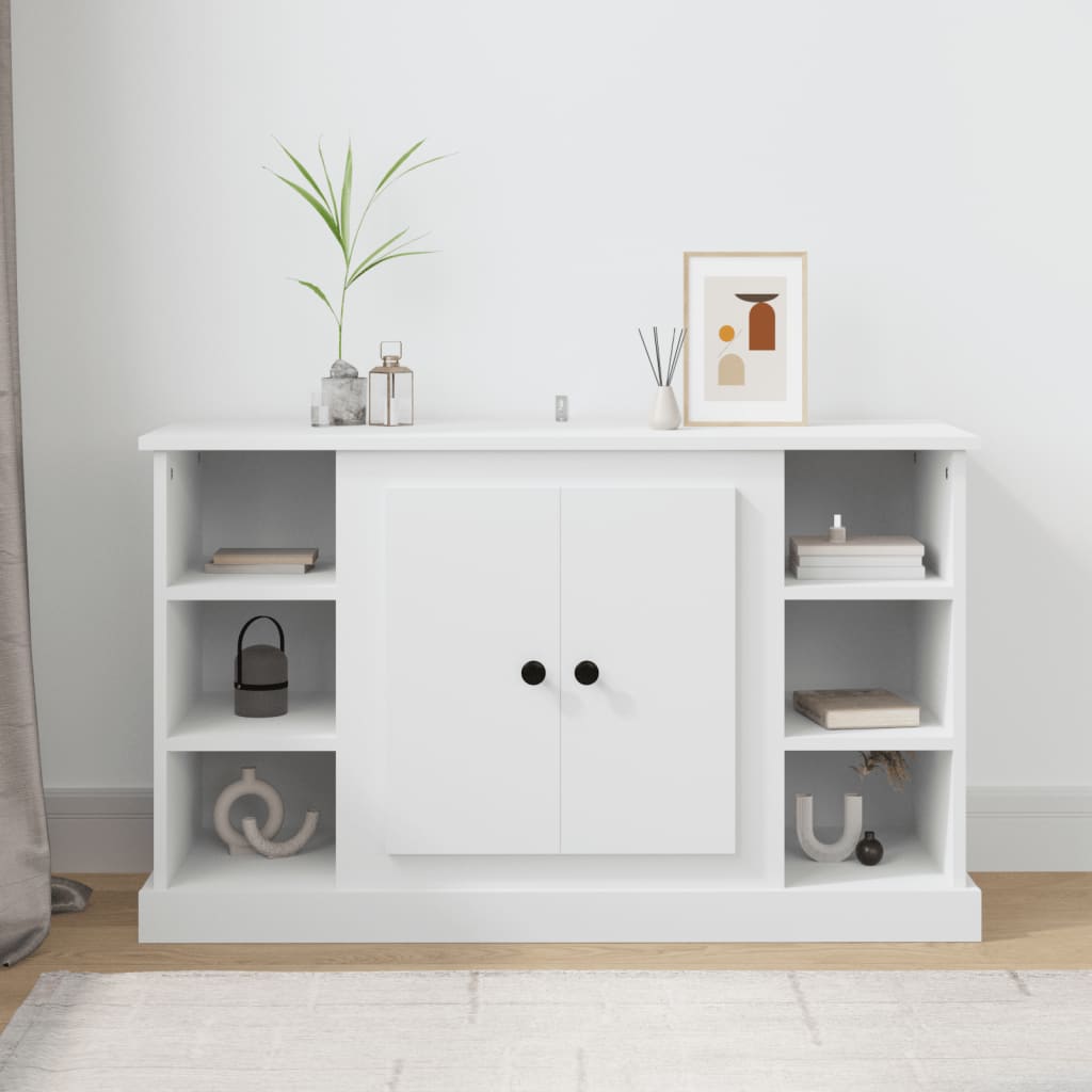 Skjenk hvit 100x35,5x60 cm konstruert tre
