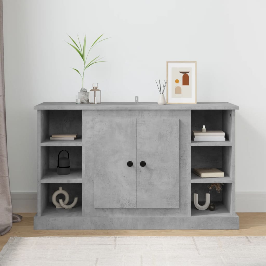 Skjenk betonggrå 100x35,5x60 cm konstruert tre